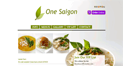 Desktop Screenshot of onesaigon.com