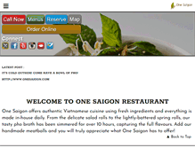 Tablet Screenshot of onesaigon.com